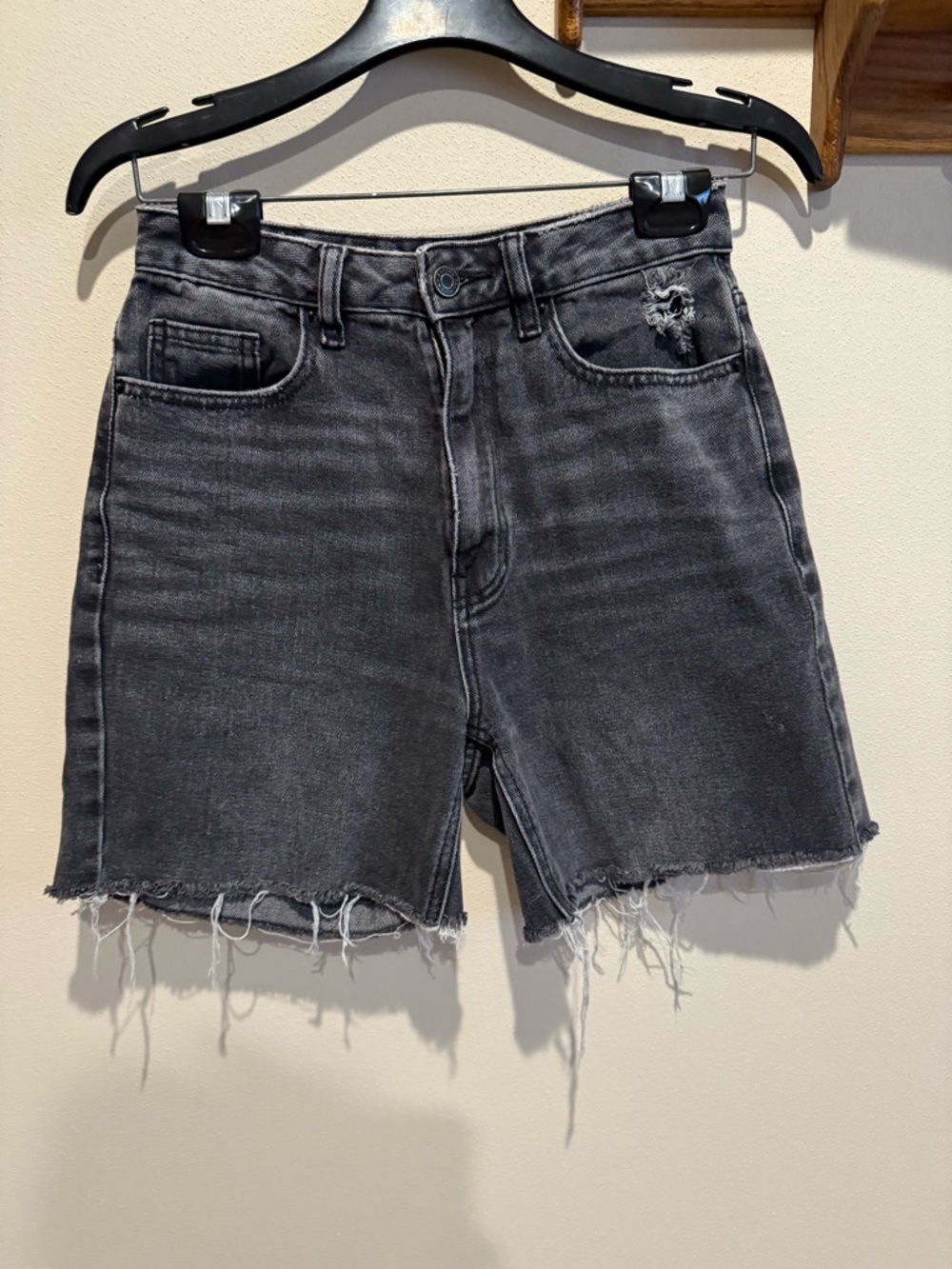 Pacsun 90’s Boyfriend Black Denim Shorts, Women’s 26